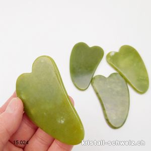 Engelsflügel - Massage Jade Serpentin 7 cm. SONDERANGEBOT