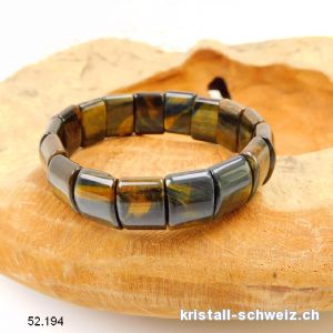 Armband Falkenauge 1 x 1,5 cm, elastisch 19 cm