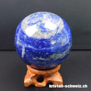 Kugel Lapislazuli 7,4 cm. Einzelstück 648 Gramm