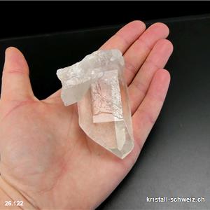 Bergkristall rohe Spitze 7,8 cm. Einzelstück 132 Gramm