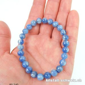 Armband Cyanit - Kyanit blau 7 mm / 18 cm