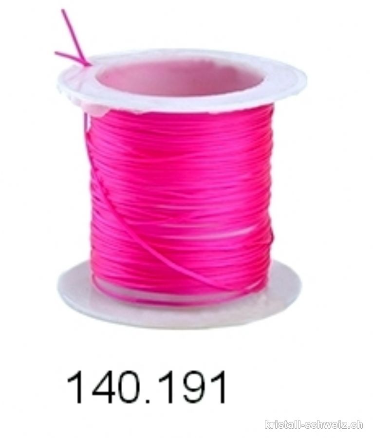 Elastfaden Opalon Rosa-Fuchsia, 1 Spule ca. 10 Meter