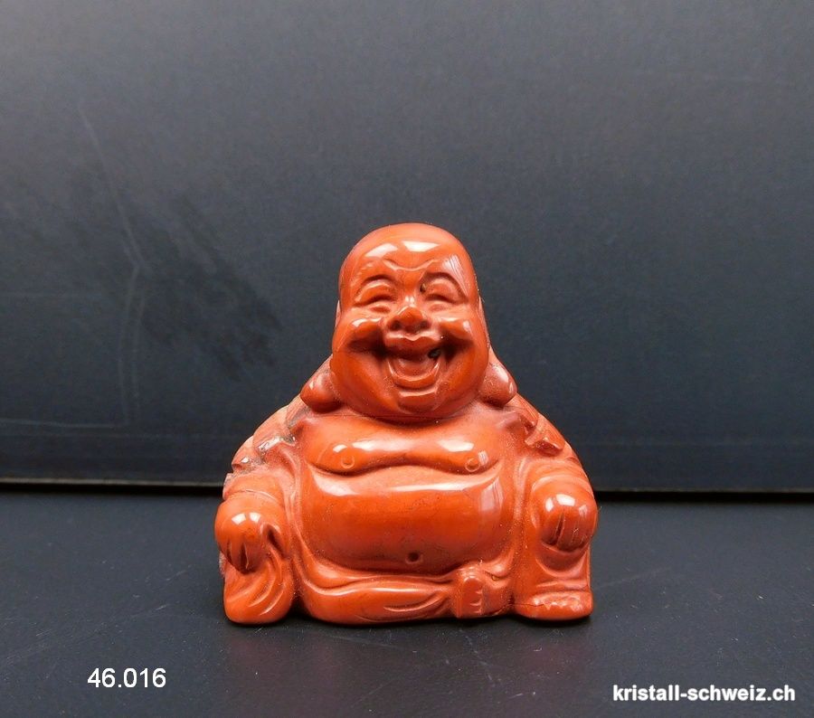 Buddha Jaspis rot 3,5 x 3,5 cm