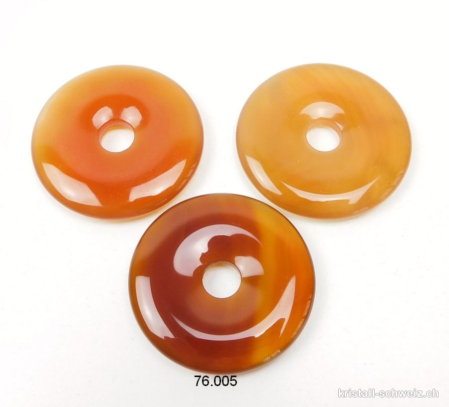 Carneol - Karneol, Donut 4 cm. SONDERANGEBOT