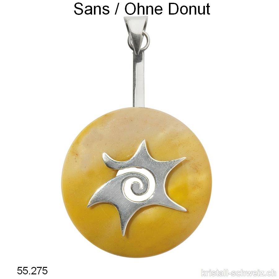 Donuthalter SONNE aus 925 Silber für Donut 3 bis 4 cm