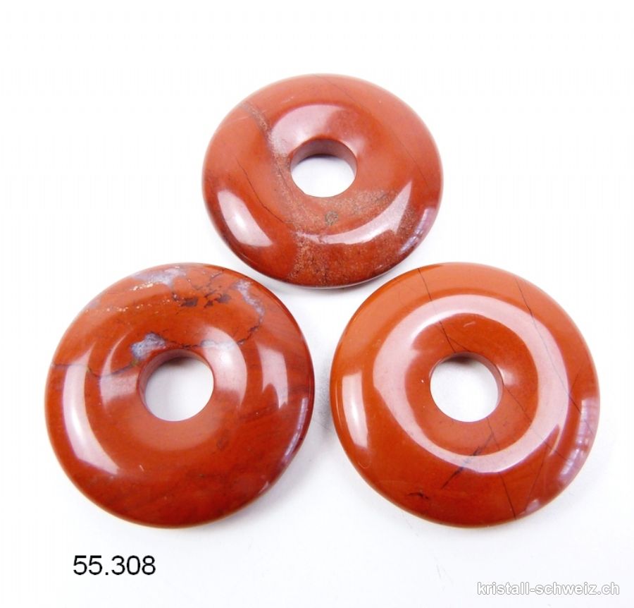 Jaspis rot Donut 3 cm