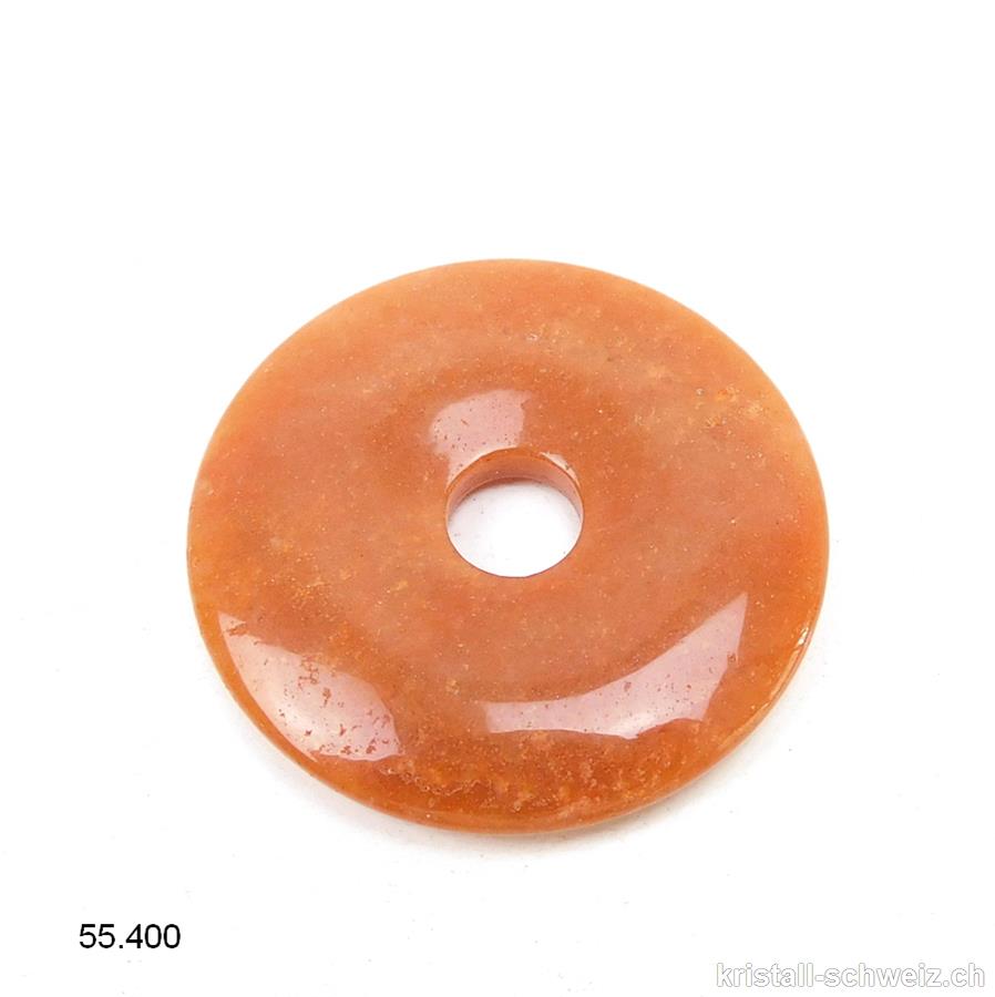 Aventurin orange, Donut 4 cm