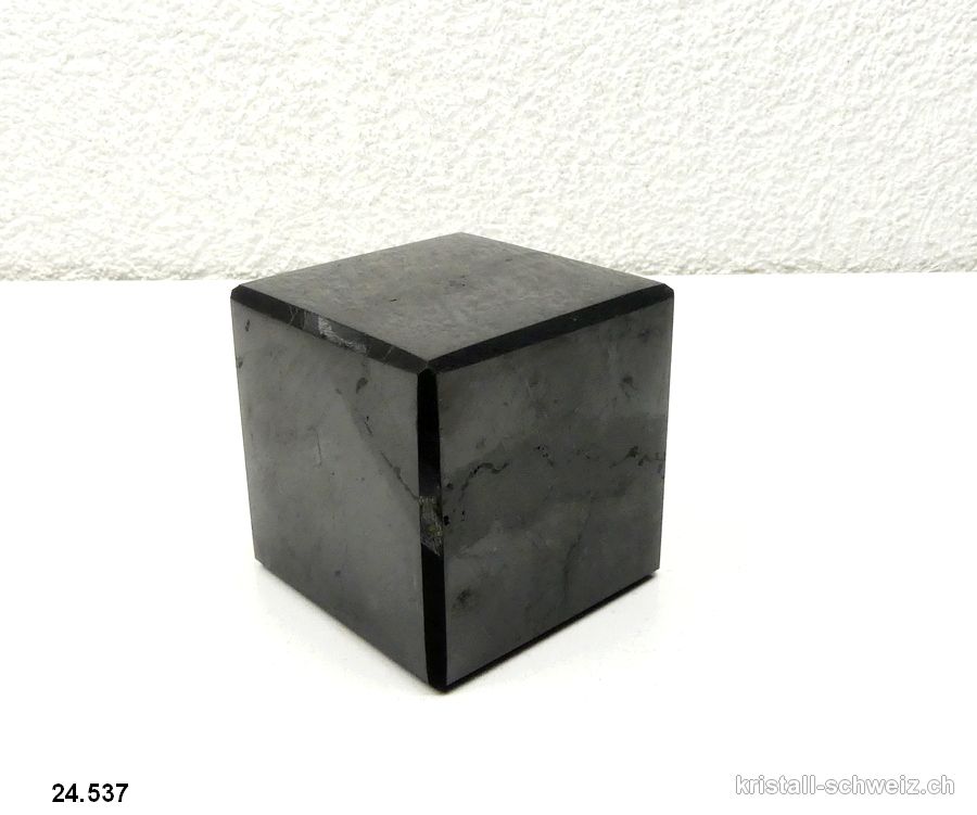Würfel Schungit 5 - 5,5 x 5 - 5,5 cm