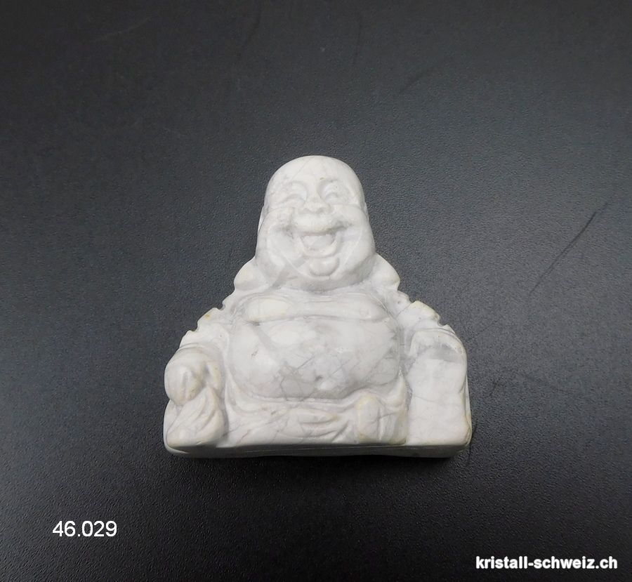 Buddha Magnesit - Howlith 3,7 x 3,7 cm