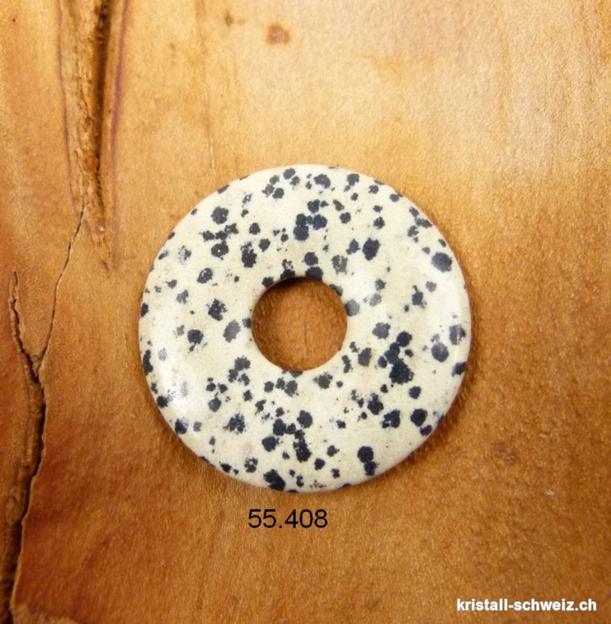 Jaspis Dalmatiner - Aplit -  Donut 3,5 cm