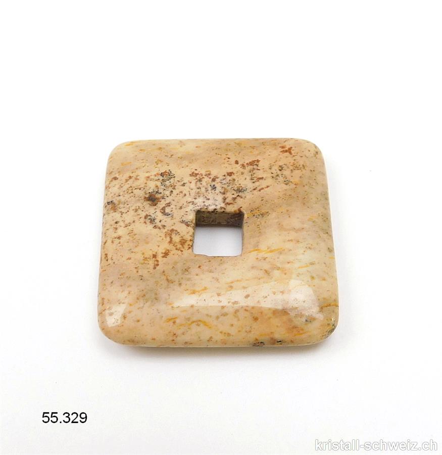 Jaspis Landschaft - Bilder jaspsis, Donut quadratisch 3 cm