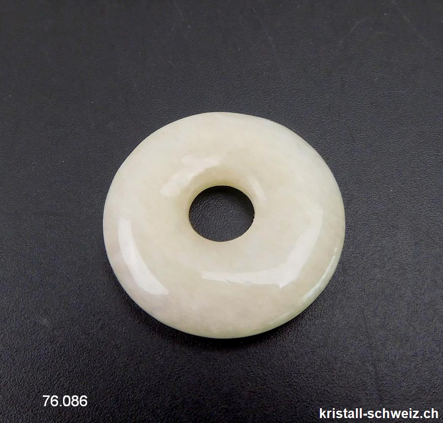 Calcit hell beige Donut 3 cm. SONDERANGEBOT