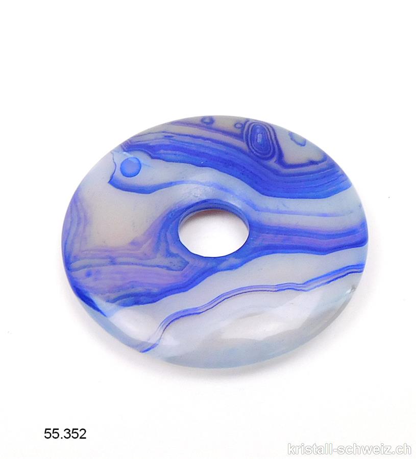 Achat blau - Indigo, Donut 3 cm