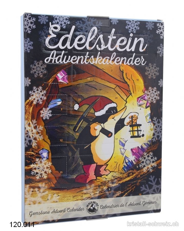 1 Adventskalender mit Edelsteine