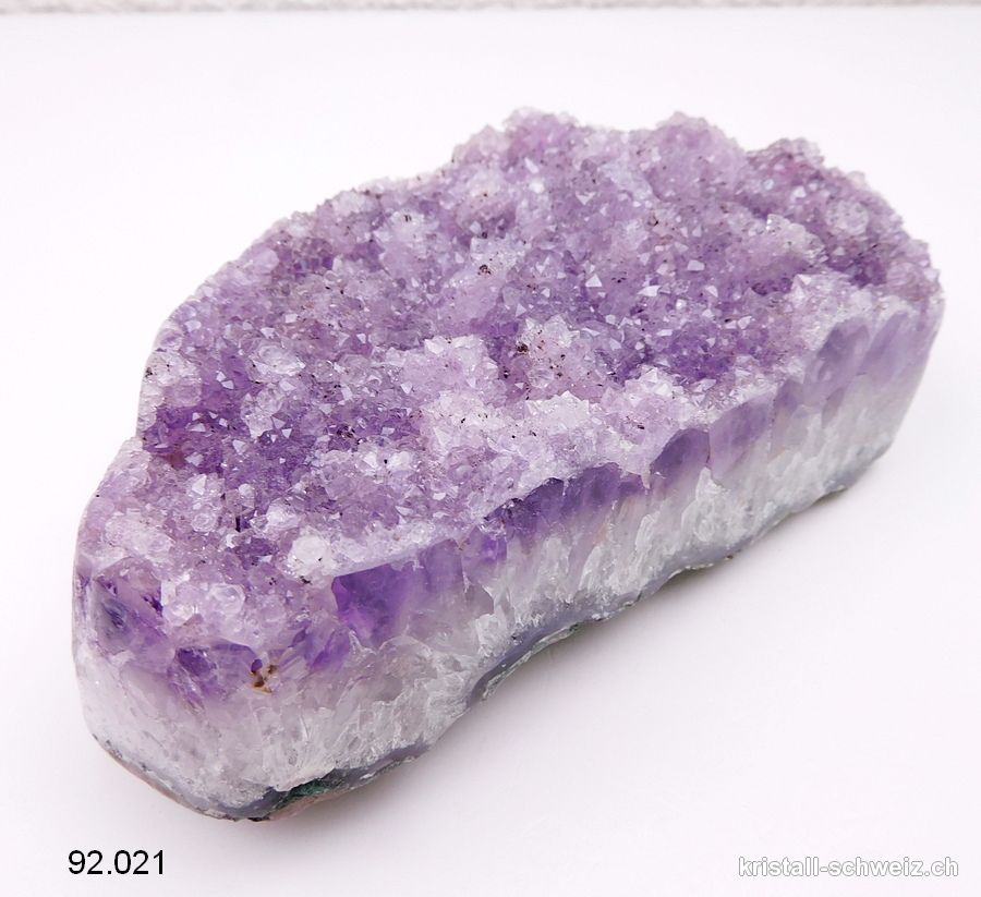 Amethyst aus Brasilien, Druse 15,5 cm. Einzelstück 1,029 Kg