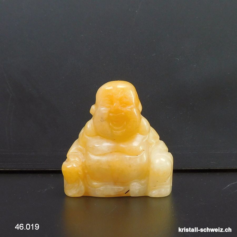 Buddha Chalcedon gelb 3,5 cm