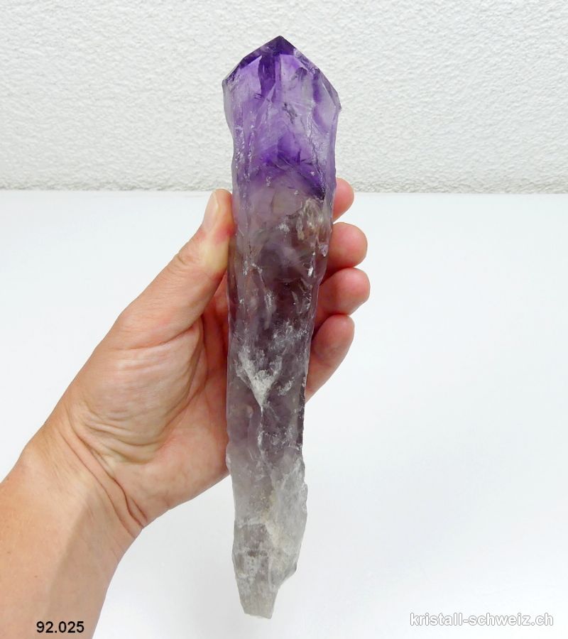 Amethyst Phantom rohe Spitze RIESIG. Unikat 362 Gramm