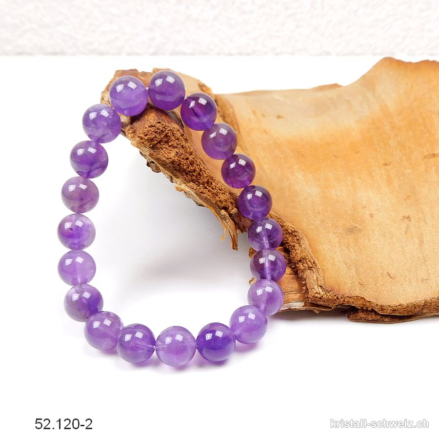 Armband Amethyst 10 mm / 20 cm