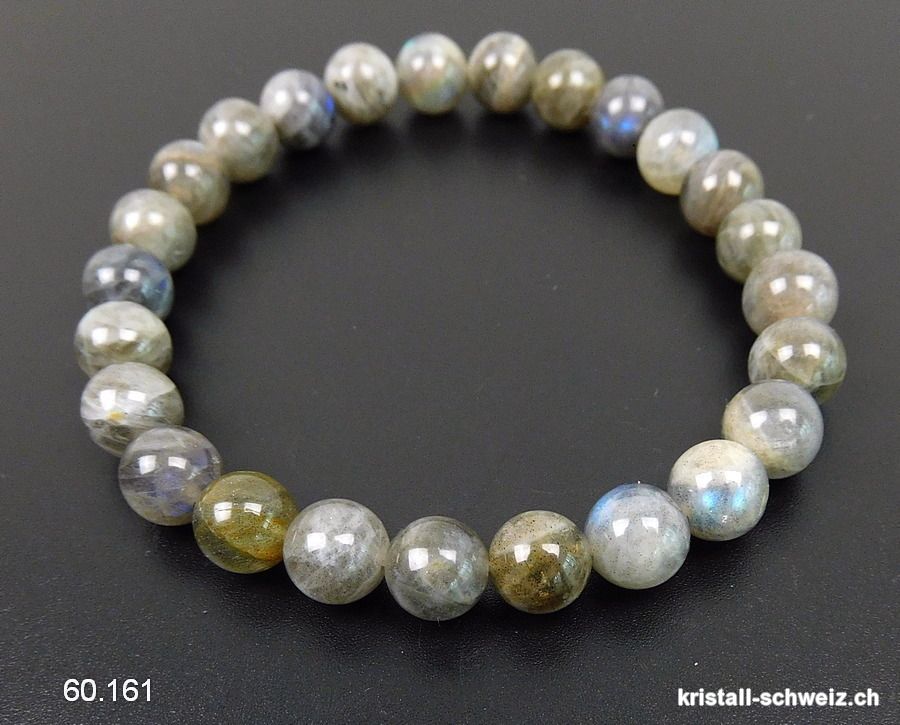 Armband Labradorit 7,5 - 8 mm / 19,5 - 20 cm
