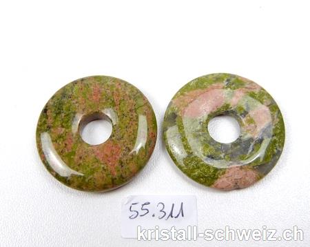 Unakit - Epidot, Donut 3 cm 