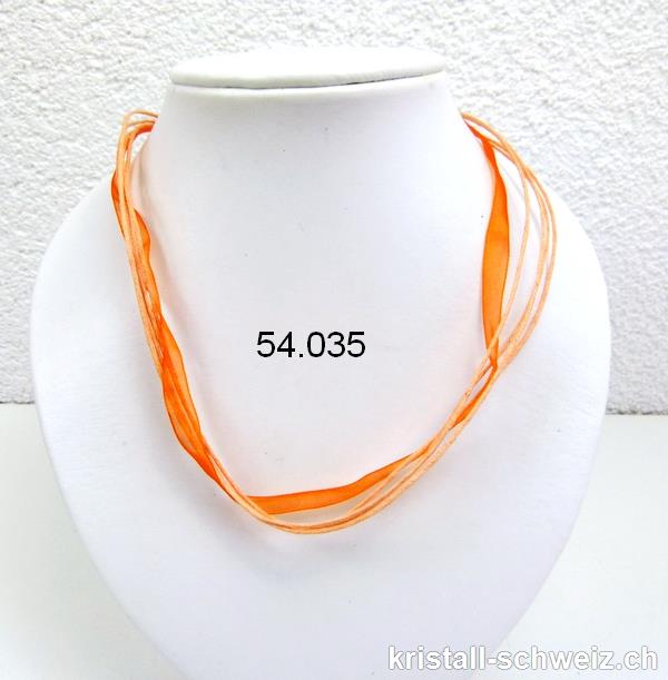 Halskette Organza Orange, einstellbar