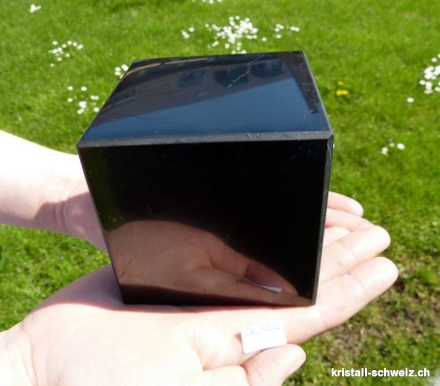 Schungit Würfel ca. 8 x 8 cm / 1,200 bis 1,300 Kg