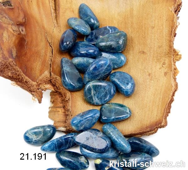 Apatit blau 2 bis 3 cm / 3 - 6 Gramm