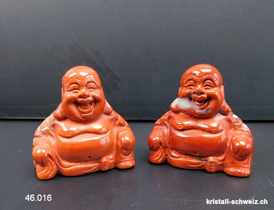 Buddha Jaspis rot 3,5 x 3,5 cm