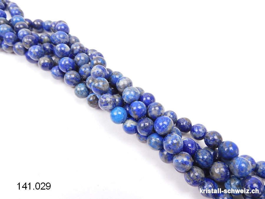 Strang Lapislazuli AB 8,5 mm / 39 cm, ca. 45 Kugeln. SONDERANGEBOT