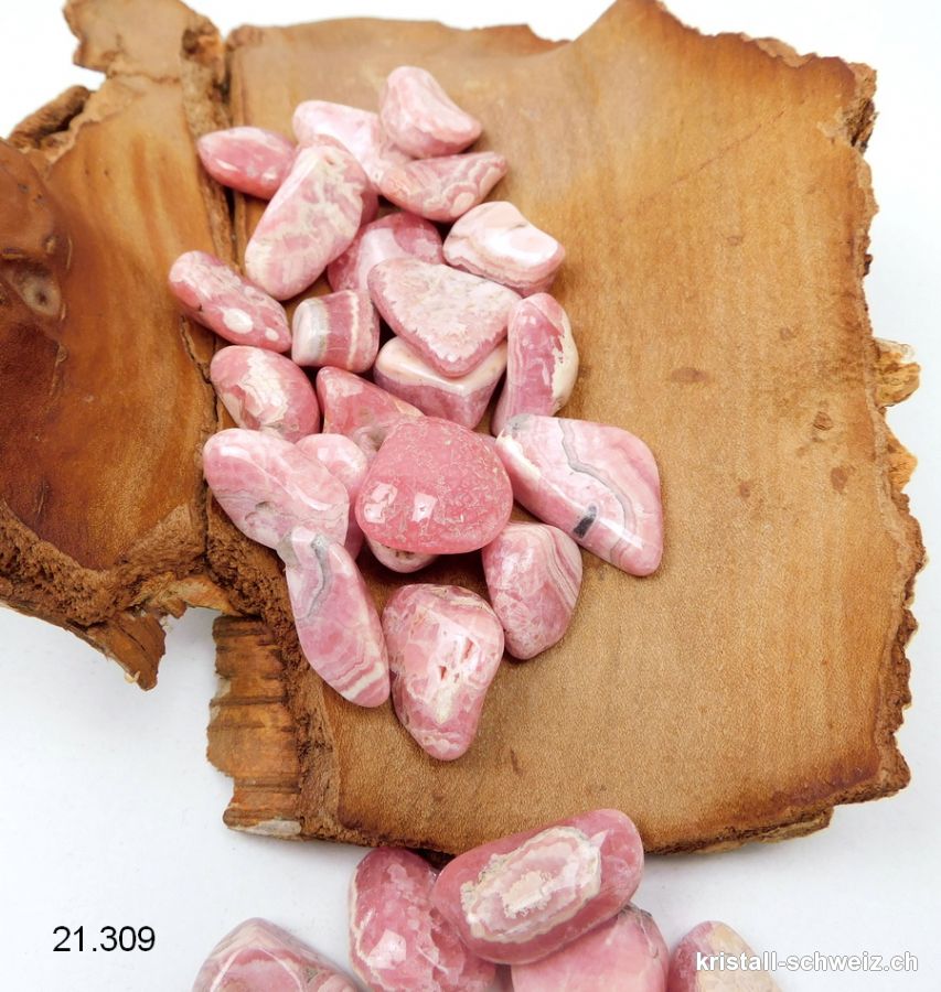 Rhodochrosit aus Argentinien 1,4 bis 2,3 cm / 3 - 4 Gramm. Größe S