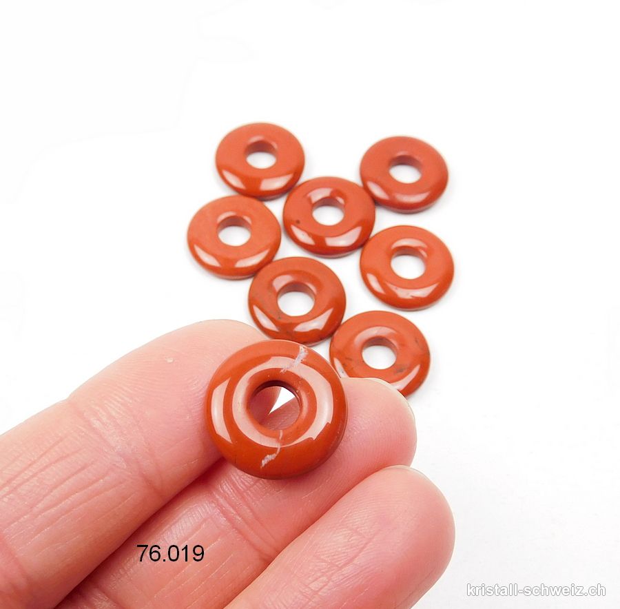 Jaspis rot Donut 1,5 cm. SONDERANGEBOT