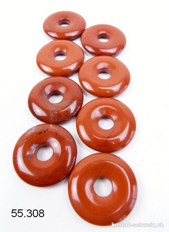 Jaspis rot Donut 3 cm