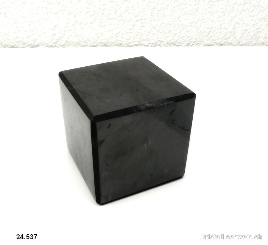 Würfel Schungit 5 - 5,5 x 5 - 5,5 cm