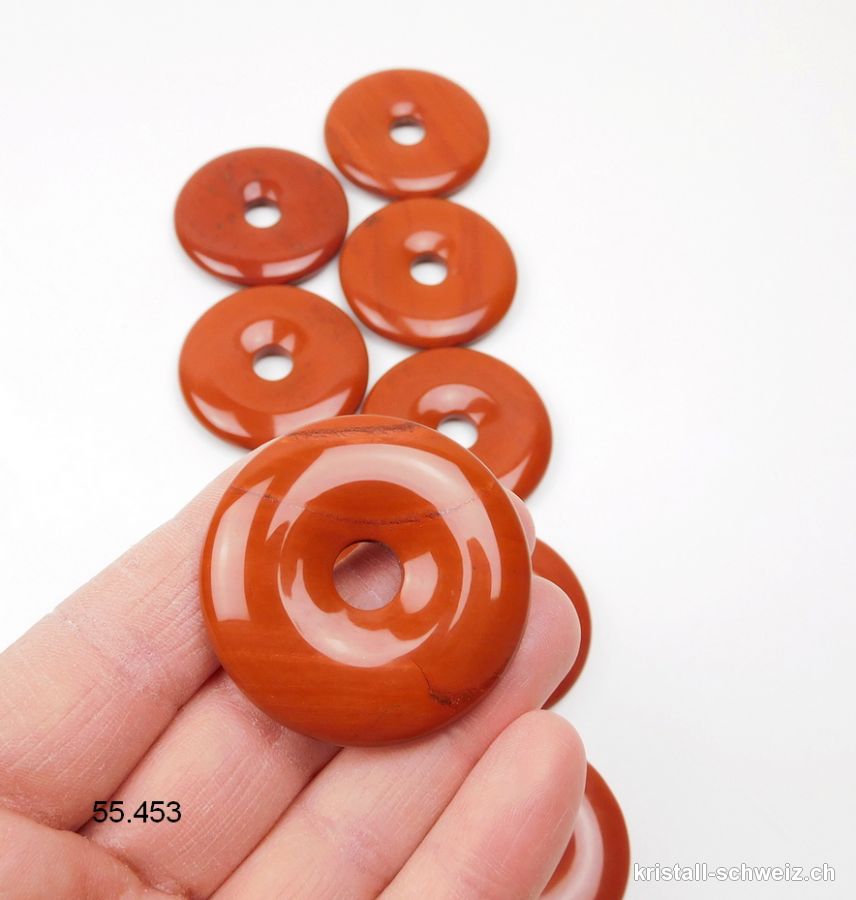 Jaspis rot Donut 4 cm