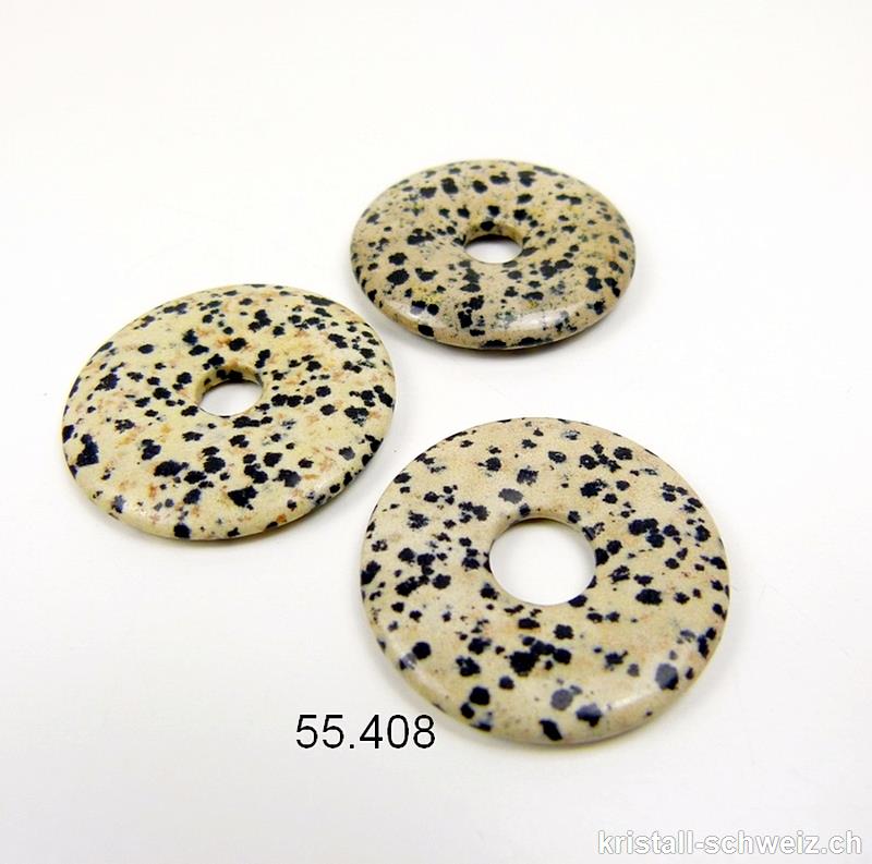 Jaspis Dalmatiner - Aplit -  Donut 3,5 cm
