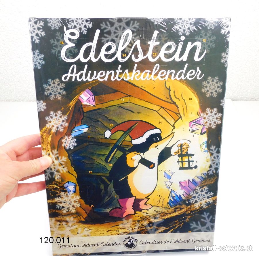 1 Adventskalender mit Edelsteine