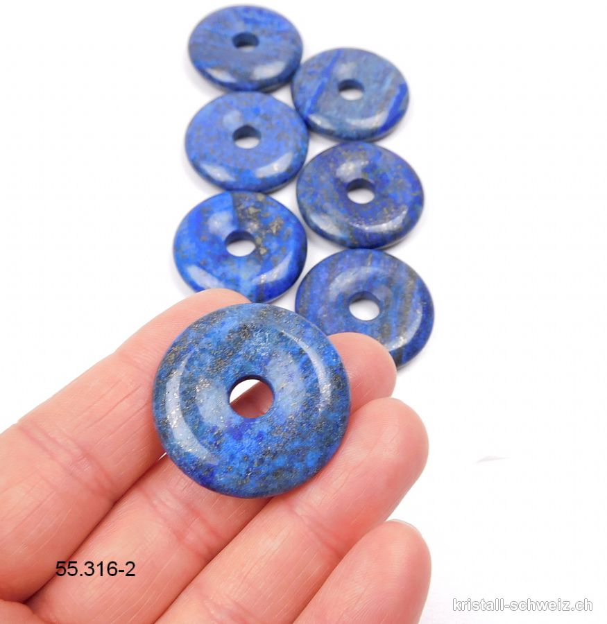 Lapislazuli, Donut 3 cm. Sonderangebot