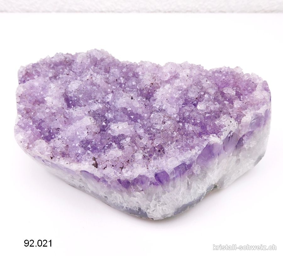 Amethyst aus Brasilien, Druse 15,5 cm. Einzelstück 1,029 Kg