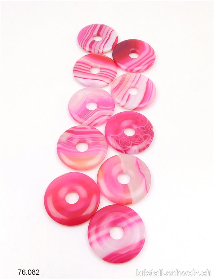 Achat rosa, Donut 2,8 - 3 cm