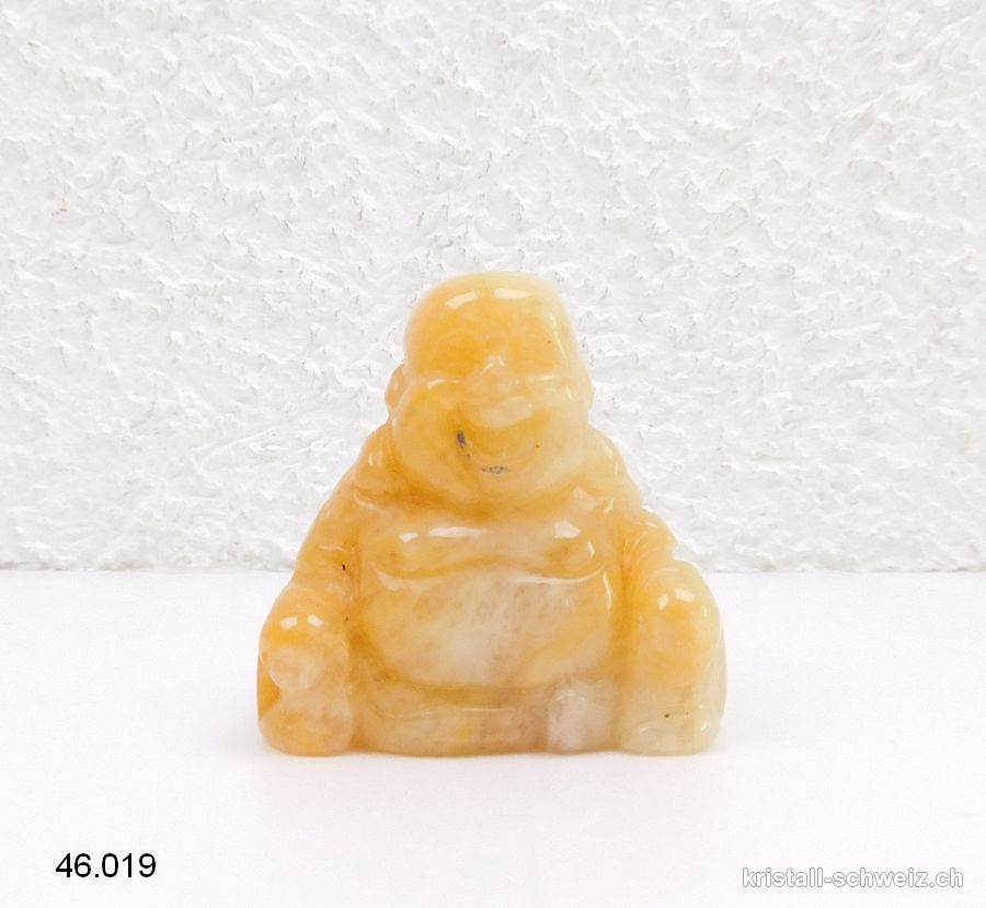 Buddha Chalcedon gelb 3,5 cm