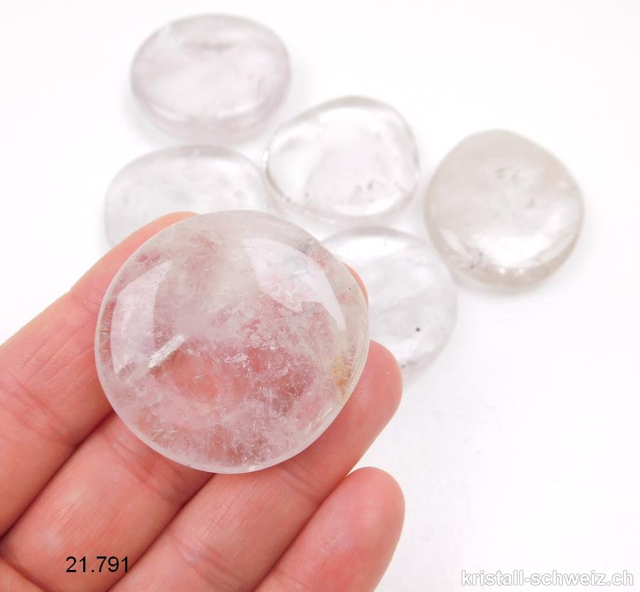 Bergkristall amethysiert 3,5 - 4 cm. L. Sonderangebot