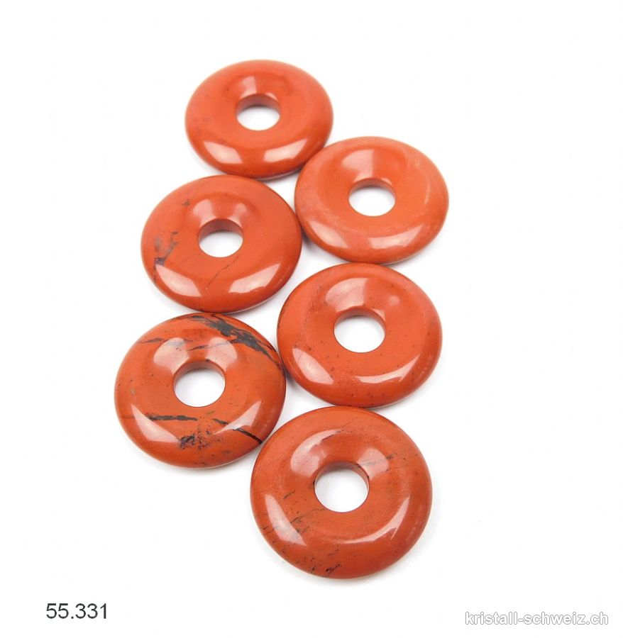 Jaspis rot Donut 1,8 cm