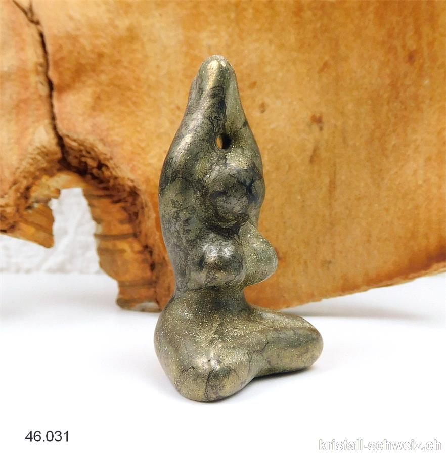 Göttin aus Pyrit 4,5 cm. Sonderangebot