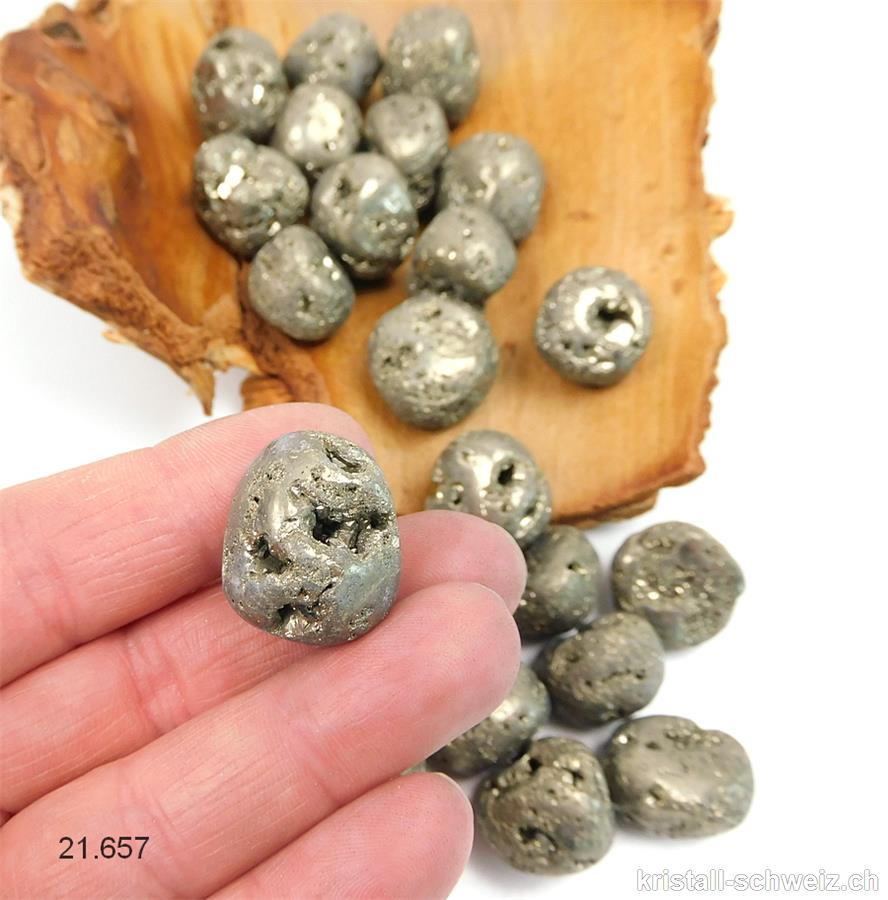 Pyrit mit Kristallen aus Peru 2-2,5 cm / 15-19 Gr.