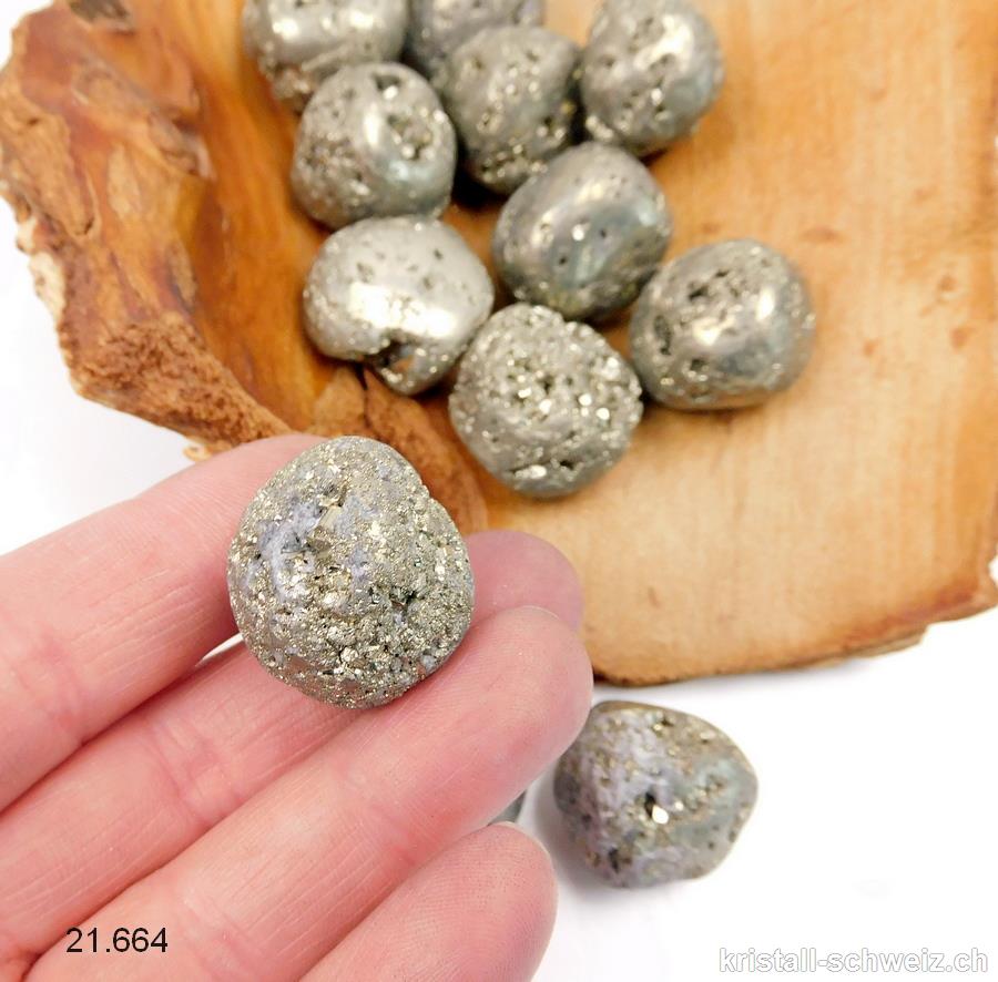 Pyrit mit Kristallen aus Peru 2-2,5 cm / 23-28 Gr.