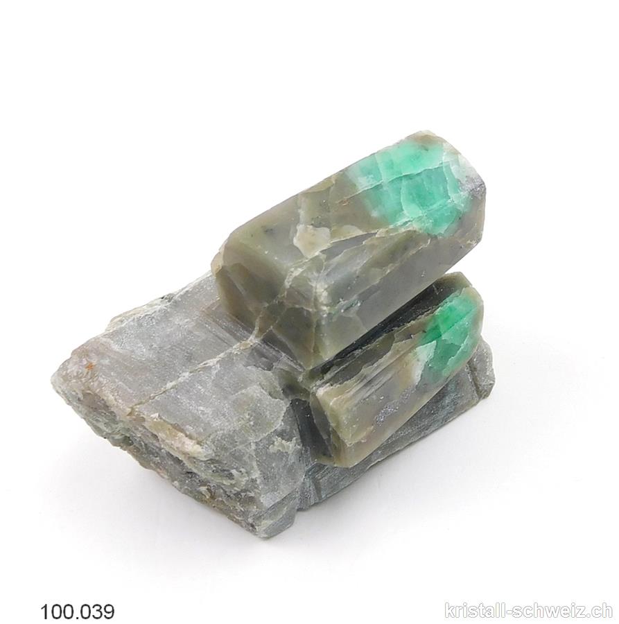 Smaragd auf Matrix aus Brasilien. Einzelstück 110 Gramm