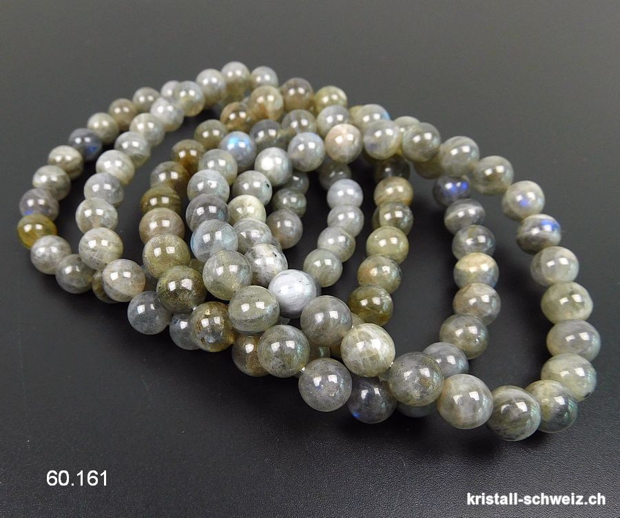 Armband Labradorit 7,5 - 8 mm / 19,5 - 20 cm