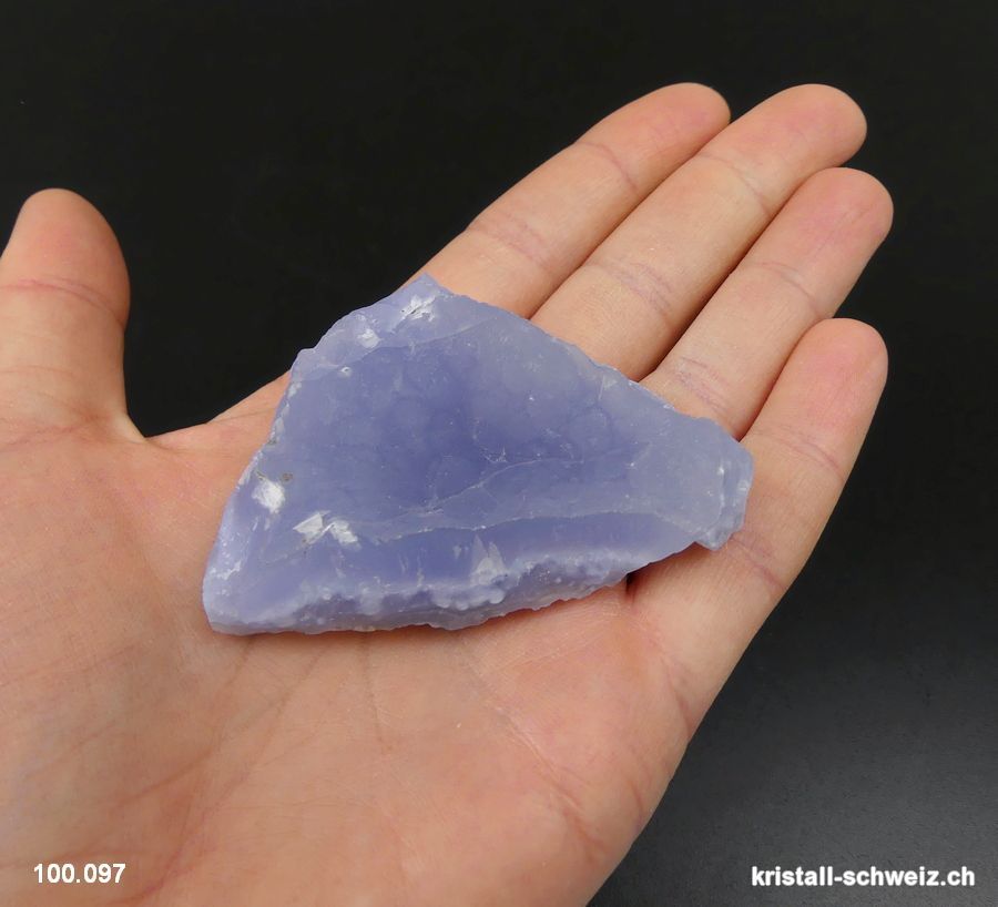 Chalcedon kristallin roh von Malawi. Einzelstück