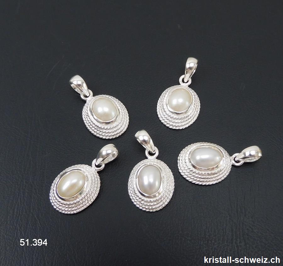 Anhänger Perle - Süßwasserperle aus 925er Silber
