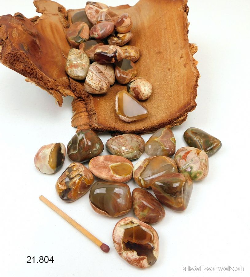 Achat Thunderegg - Amulettstein aus Australien 2 - 2,5 cm. Größe SM